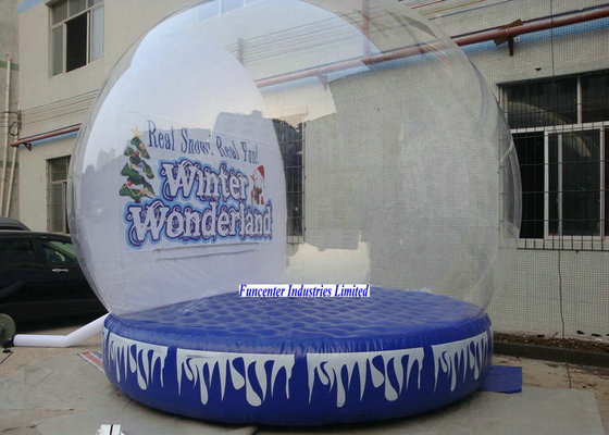 Winter Wonderland Inflatable Snow Globe Diameter Besar untuk Ruang Berukuran Besar