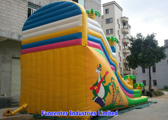 Tropis Jungle Inflatable Outdoor Toys 7mx4mx5m Ruang Besar untuk Anak-anak