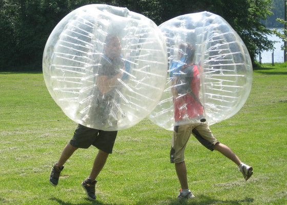 Bola Bumper Inflatable Transparan, Bola Bubble Manusia Tahan Lama Plato PVC