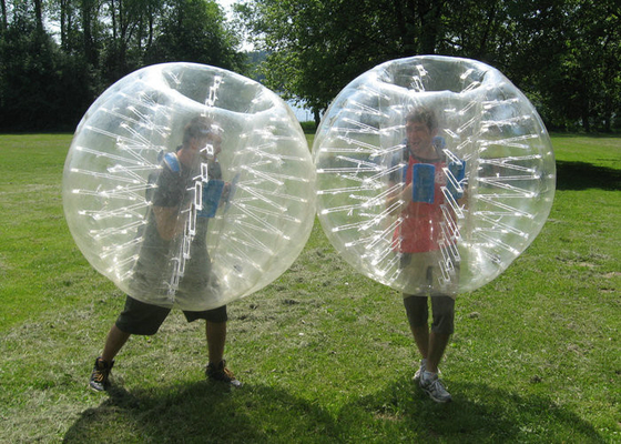 Bola Bumper Inflatable Transparan, Bola Bubble Manusia Tahan Lama Plato PVC
