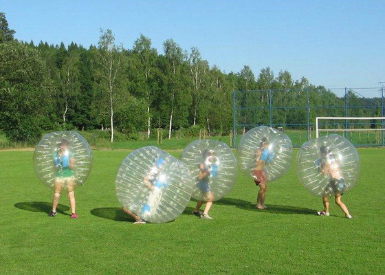 Bola Bumper Inflatable Transparan, Bola Bubble Manusia Tahan Lama Plato PVC