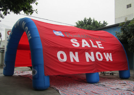 OEM Custom Blow Up Tenda, Arch Inflatable Family Tenda 8x6x4.5m Dimensi
