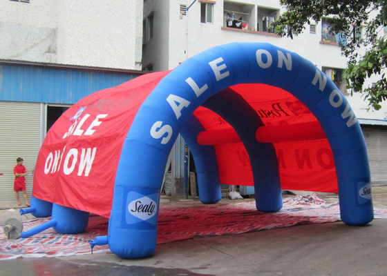 OEM Custom Blow Up Tenda, Arch Inflatable Family Tenda 8x6x4.5m Dimensi