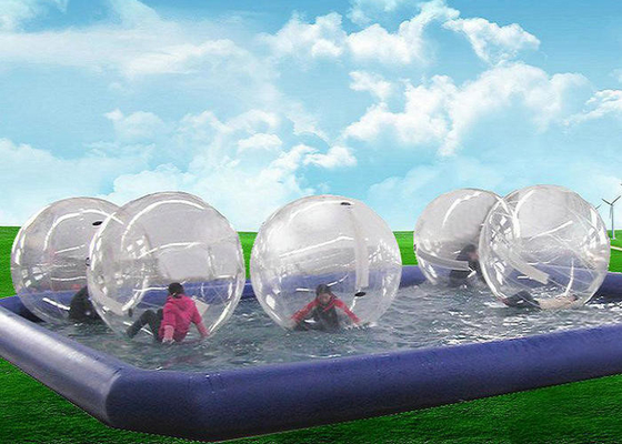 Amusement Park Inflatable Bubble Ball 1.0mm Tebal Dengan Patch Bahan PVC
