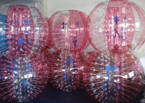 Colorful Inflatable Bubble Ball Zorbing Soccer Bumper Ball Untuk Bermain di Luar Ruangan