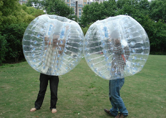 No Pungent Smell Inflatable Bumper Ball, Blow Up Bubble Ball Dengan Harness Inside