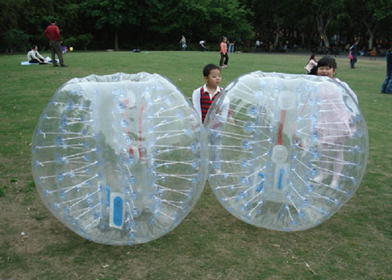 No Pungent Smell Inflatable Bumper Ball, Blow Up Bubble Ball Dengan Harness Inside