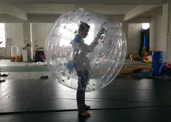 Game Sepak Bola Inflatable Human Ball, Bumper Bubble Ball Lead Free Materials