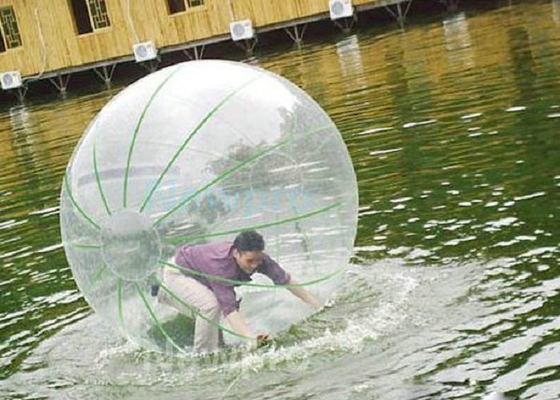 Amusement Park Inflatable Bubble Ball 1.0mm Tebal Dengan Patch Bahan PVC