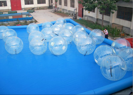 Aqua Walking Inflatable Outdoor Toys 1.0mm Tebal PVC / TPU Large Sized