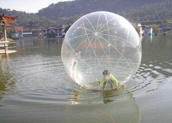 Clear TPU Inflatable Bubble Ball 1.8m - 3.0.M Diameter Untuk Air Berjalan