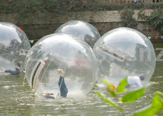 Fun Game TPU Inflatable Bubble Ball Tear Tahan Ketinggian Transparansi Tinggi