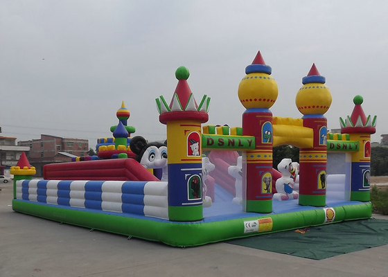 Taman Hiburan Inflatable yang indah Penyimpanan Saving / Space Saving Mass CE Disetujui