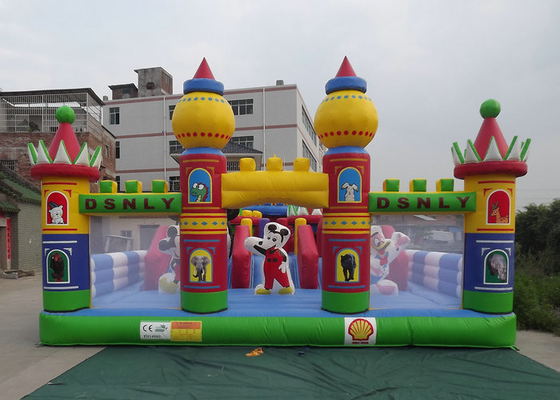 Taman Hiburan Inflatable yang indah Penyimpanan Saving / Space Saving Mass CE Disetujui