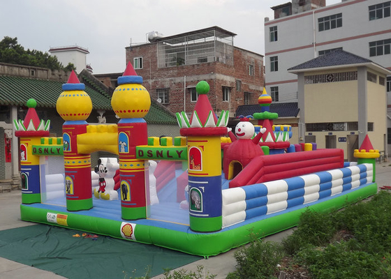 Taman Hiburan Inflatable yang indah Penyimpanan Saving / Space Saving Mass CE Disetujui