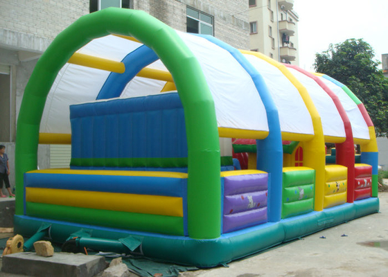 OEM Diterima Bounce House Park, Taman Hiburan Bounce House 1000D PVC