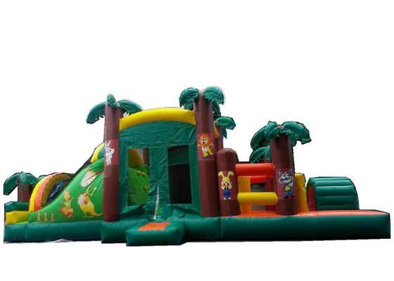 Taman Hutan Taman Hiburan Inflatable Vivid Pattern Printing IO-001