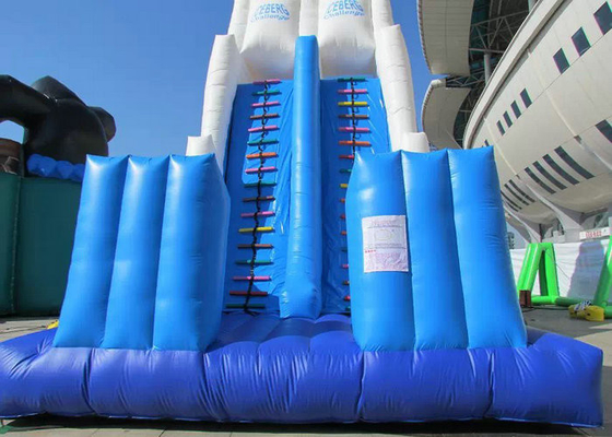 Custom Made Inflatable Obstacle Course Dengan Bahan Pelat PVC Titanic Slide