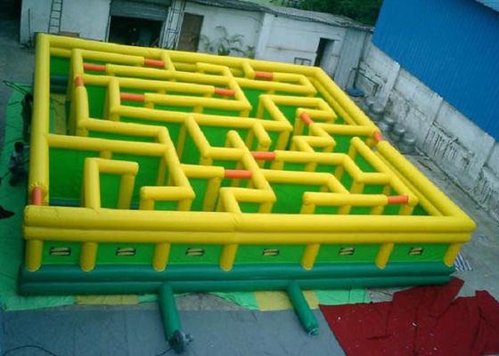 Custom Made Interactive Inflatable Maze, Bounce House Maze Quadruple Stitching