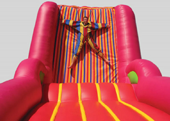 Dinding Velcro Inflatable Interaktif 5mx4m 7mx5m Ukuran Untuk Panjat Tebing Terbuka