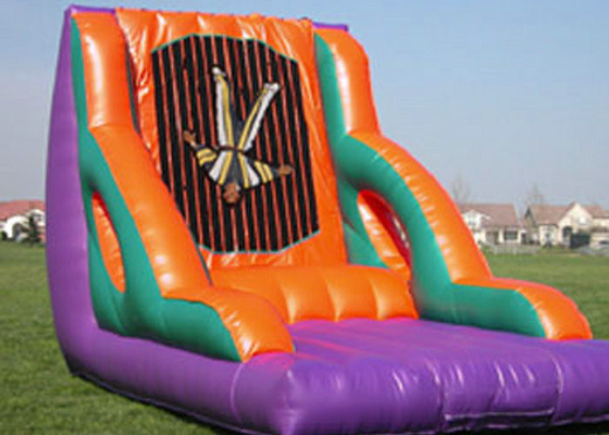 Dinding Velcro Inflatable Interaktif 5mx4m 7mx5m Ukuran Untuk Panjat Tebing Terbuka