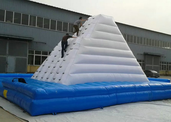 Tembok Panjat Inflatable Komersial, Blow Up Rock Climbing Wall Plato PVC Tarpaulin