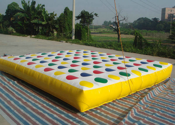 Leak Proof Inflatable Tumble Track Senam Cheerleading Inflatable Mat Lebar 1.8m