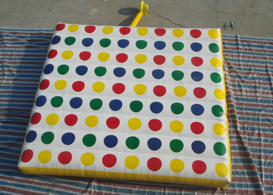 Leak Proof Inflatable Tumble Track Senam Cheerleading Inflatable Mat Lebar 1.8m