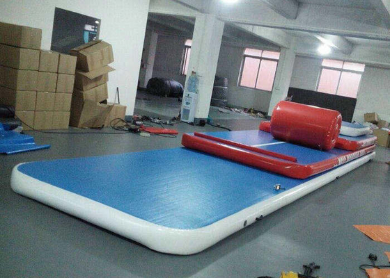 Leak Proof Inflatable Tumble Track Senam Cheerleading Inflatable Mat Lebar 1.8m