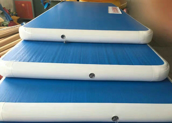 Leak Proof Inflatable Tumble Track Senam Cheerleading Inflatable Mat Lebar 1.8m