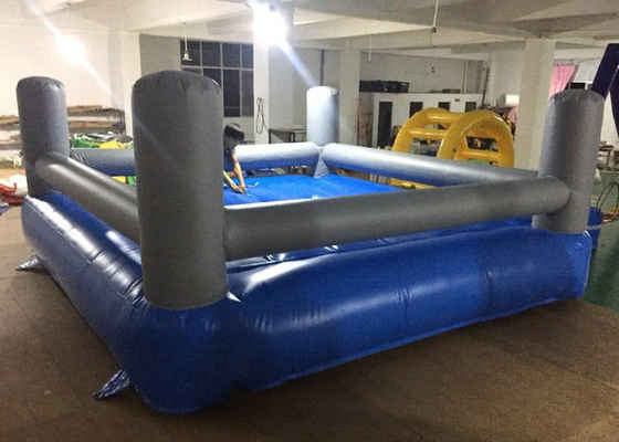 Outdoor Interactive Inflatable Sports Toys Bouncy Wrestling Ring Ukuran 4mx4m 5mx5m
