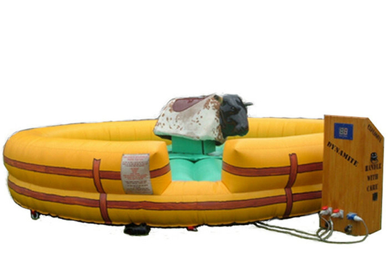2 Years Warranty Inflatable Riding Arena, Game Olahraga tiup Dengan Rodeo Bull Ride Machine