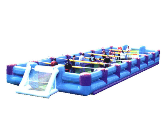 Lead Free Inflatable Soccer Field Eco Friendly Plato PVC Tarpaulin OEM / ODM Diterima