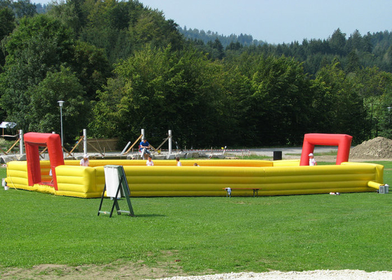 Game Bola Giant Inflatable yang Tahan Air, Game Sepak Bola Blow Up Flap Air Yang Sangat Aman