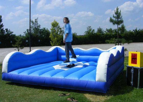 Menghibur Mainan Olahraga Inflatable Quadruple Stitching Surf Wave Simulator