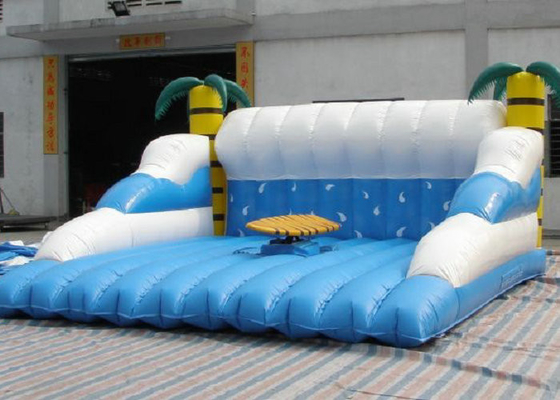 Menghibur Mainan Olahraga Inflatable Quadruple Stitching Surf Wave Simulator