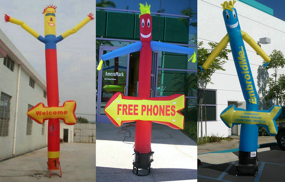 Tanda Iklan Inflatable yang Fleksibel Tear Proof Nylon Dengan Directional Signage