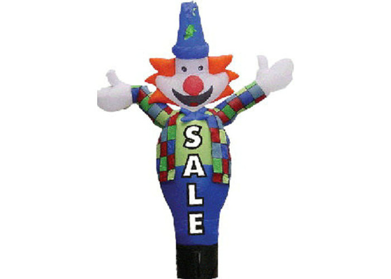 4 - 6m Tinggi Periklanan Inflatable Tanda Mata Penangkapan Clown Air Dancer
