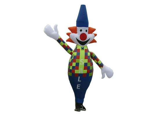 4 - 6m Tinggi Periklanan Inflatable Tanda Mata Penangkapan Clown Air Dancer