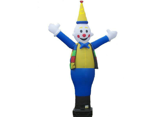 4 - 6m Tinggi Periklanan Inflatable Tanda Mata Penangkapan Clown Air Dancer