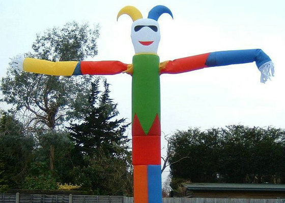 4 - 6m Tinggi Periklanan Inflatable Tanda Mata Penangkapan Clown Air Dancer