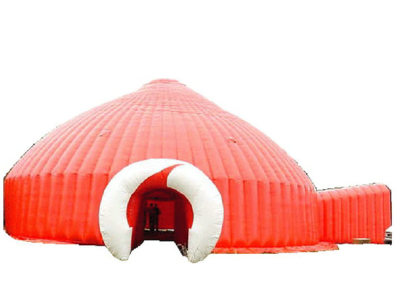 Tenda Dome Yurt Inflatable Mongolia 100% Keamanan Untuk Acara Periklanan