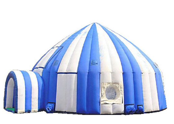 Tenda Dome Yurt Inflatable Mongolia 100% Keamanan Untuk Acara Periklanan