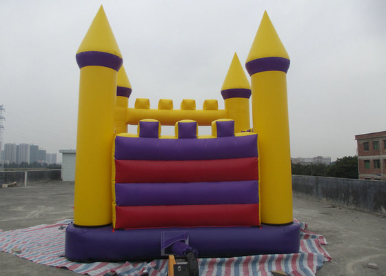 Klasik Tarpaulin Inflatable Jumping Castle, Blow Up Bouncy Castle Leak Proof