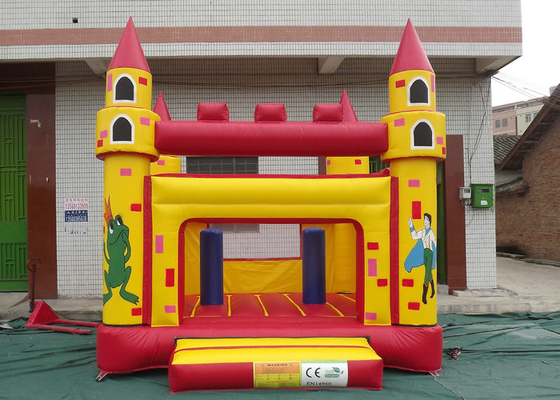 Custom Made PVC Inflatable Bouncy Castle Quadruple Stitching With Strong Thread