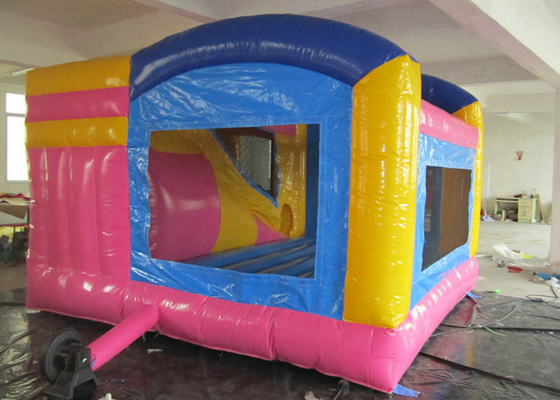 High Safety Childrens Bouncy Castle Ukuran 4mx4m 5mx5m untuk Hiburan