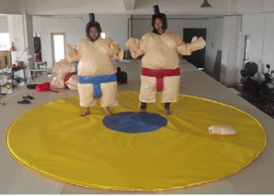 Outdoor Interactive Inflatable Sumo Cocok Tahan Tinggi PVC Tarpaulin Tear Proof