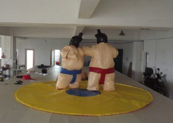 Outdoor Interactive Inflatable Sumo Cocok Tahan Tinggi PVC Tarpaulin Tear Proof