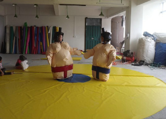 Outdoor Interactive Inflatable Sumo Cocok Tahan Tinggi PVC Tarpaulin Tear Proof