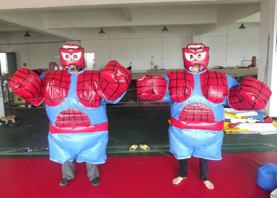 Eye Catching Sumo Wrestler Kostum Halloween, Spiderman Inflatable Sumo Costume
